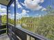 Screened in balcony with beautiful view of lake at 5980 80Th N St # 408, St Petersburg, FL 33709