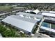 Aerial view of the athletic building and tennis courts showing the complex's expansive facilities at 3608 54Th W Dr # 202, Bradenton, FL 34210