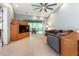 Spacious living room featuring a large window at 3608 54Th W Dr # 202, Bradenton, FL 34210