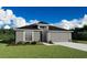 Charming single-story home with a manicured lawn, stone accents, and a two-car garage at 2572 58Th E Cir, Palmetto, FL 34221