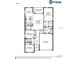 Detailed floor plan showcasing the layout of this home, including the owner's suite and covered lanai at 2572 58Th E Cir, Palmetto, FL 34221