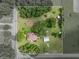Overhead shot of the lot showcasing its shape and size with surrounding landscape at 2802 Midway Rd, Plant City, FL 33565