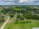 Scenic aerial view showcases the property amidst beautiful fields and natural surroundings at 2802 Midway Rd, Plant City, FL 33565