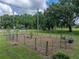 Extensive backyard area featuring a garden area, mature trees, and ample green space for outdoor activities at 2802 Midway Rd, Plant City, FL 33565