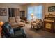 Inviting living room is furnished with comfortable seating, and natural light at 7713 39Th N Ave, St Petersburg, FL 33709