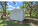 Durable outdoor storage shed providing secure space for equipment, tools, and seasonal items at 2633 Keysville Dr, Lithia, FL 33547