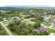 An aerial shot of a neighborhood in a wooded area at 4592 Crabapple Ave, North Port, FL 34287
