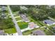 Neighborhood view with lush greenery, homes with pools and well-kept lawns, showcasing community living at 4592 Crabapple Ave, North Port, FL 34287