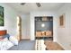 Serene bedroom with built-in storage, ceiling fan, and relaxing atmosphere at 4616 Edwards Rd, Plant City, FL 33567