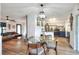 Cozy living space featuring an open floor plan with a living room, dining area and kitchen at 4616 Edwards Rd, Plant City, FL 33567