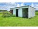 Outbuilding with multiple windows on a lush green lawn at 4616 Edwards Rd, Plant City, FL 33567