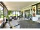 Inviting screened-in patio perfect for outdoor dining and relaxation at 4616 Edwards Rd, Plant City, FL 33567