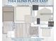 Interior design scheme showcasing modern colors, materials, and finishes at 7084 162Nd E Pl, Parrish, FL 34219