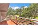 Balcony with scenic views of lush greenery at 9934 Peninsular Dr, Gibsonton, FL 33534