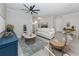 Bright living room featuring a comfy sofa and stylish coffee table at 934 E Venice Ave, Venice, FL 34285
