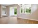 Bright dining room with sliding glass doors and backyard view at 1508 Atwater Dr, North Port, FL 34288