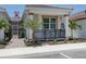Exterior of charming villa with walkway and landscaped yard at 117 Clifton Way, Venice, FL 34292