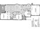 2 bed, 2 bath floor plan featuring a den and lanai at 11065 Barnsley Dr, Venice, FL 34293