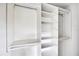 Spacious closet with double hanging rods and shelving at 218 Laurel Hollow Dr # 10, Nokomis, FL 34275