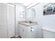 Bathroom with vanity, granite countertop, and a toilet at 454 Cerromar Rd # 275, Venice, FL 34293