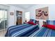 Guest bedroom with two twin beds and adjacent closet at 454 Cerromar Rd # 275, Venice, FL 34293