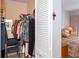 Spacious walk-in closet with ample shelving and hanging space at 454 Cerromar Rd # 275, Venice, FL 34293