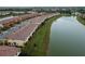 Aerial view of community by lake at 20392 Lagente Cir, Venice, FL 34293