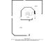 First floor of the floorplan highlighting the garage, elevator and foyer at 361 Benjamin Franklin Dr # A, Sarasota, FL 34236