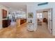 Bright and spacious entryway with views into the kitchen and living areas at 205 Mestre Pl, North Venice, FL 34275