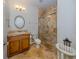 Updated bathroom with a large walk-in shower at 205 Mestre Pl, North Venice, FL 34275
