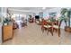 Open concept kitchen and dining area with breakfast bar at 601 Shreve St # 51B, Punta Gorda, FL 33950