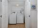 Convenient laundry closet with washer and dryer at 601 Shreve St # 51B, Punta Gorda, FL 33950