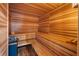 Relax in this private, cedar wood sauna at 2340 Bayshore Rd, Nokomis, FL 34275