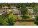 Charming backyard featuring a spacious, well-maintained lawn, a patio area, and full perimeter fencing for privacy at 566 Viridian St, Englewood, FL 34223