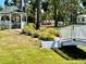 Green roof gazebo next to white bridge at 5220 Palena Blvd, North Port, FL 34287