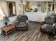 Living room with a view into the kitchen at 5220 Palena Blvd, North Port, FL 34287