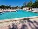 Large community pool with plenty of deck space for sunbathing at 5220 Palena Blvd, North Port, FL 34287