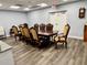 Elegant dining room with large table and chairs at 5220 Palena Blvd, North Port, FL 34287
