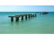 Partial view of a weathered pier in the ocean at 14462 Fort Worth Cir, Port Charlotte, FL 33981