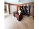 Spacious home office with built-in shelving and large desk at 2454 Sonoma W Dr, Nokomis, FL 34275