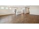 Open concept kitchen with island and stainless steel appliances at 16090 Highgate St, Port Charlotte, FL 33953