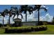 Harbor West community entrance sign at 15177 Spanish Point Dr, Port Charlotte, FL 33981
