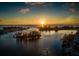 Stunning sunset over the Venice waterways and islands at 472 Circlewood Dr # L9, Venice, FL 34293