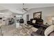 Open concept living area with kitchen and comfortable seating at 1567 Waterford Dr, Venice, FL 34292