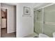 Simple bathroom with shower and toilet at 1567 Waterford Dr, Venice, FL 34292