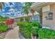 Landscaped walkway leading to the front door of the house at 1567 Waterford Dr, Venice, FL 34292