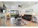 Comfortable living room featuring plush furniture and lots of natural light at 13360 Esposito St, Venice, FL 34293
