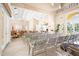 Community room with rows of chairs suitable for meetings or presentations at 413 Rio Terra, Venice, FL 34285