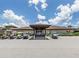 Community center with golf cart parking at 257 Palm Harbor Dr, North Port, FL 34287