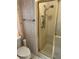 Shower stall with glass enclosure at 923 Cortina Blvd, Venice, FL 34285
